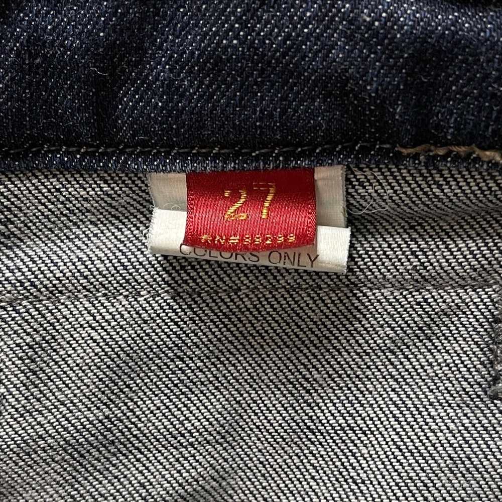 Level 99 Capri Dark Blue Cropped Size 27 Jeans - Picture 6 of 10